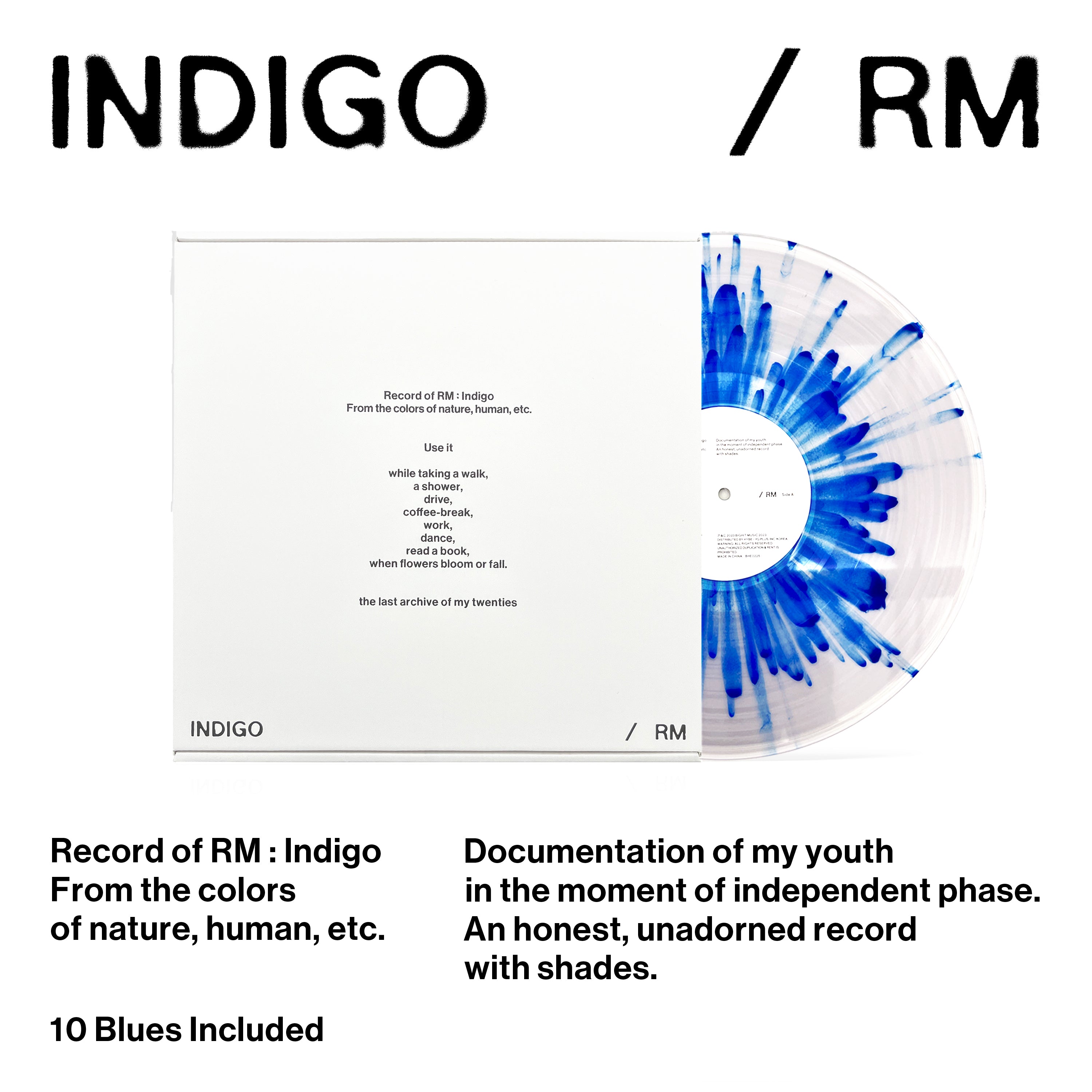 RM (BTS) | ‘Indigo’ [LP] | Vinyl