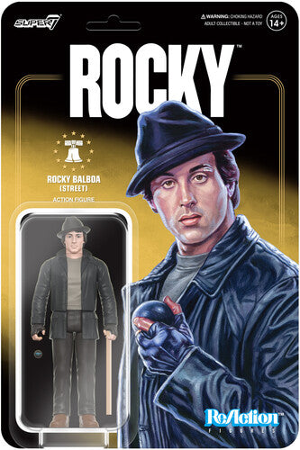 Rocky - Super7 - Rocky I - ReAction Wv3 - Rocky Balboa (Street) (Collectible, Figure, Action Figure) | Action Figure
