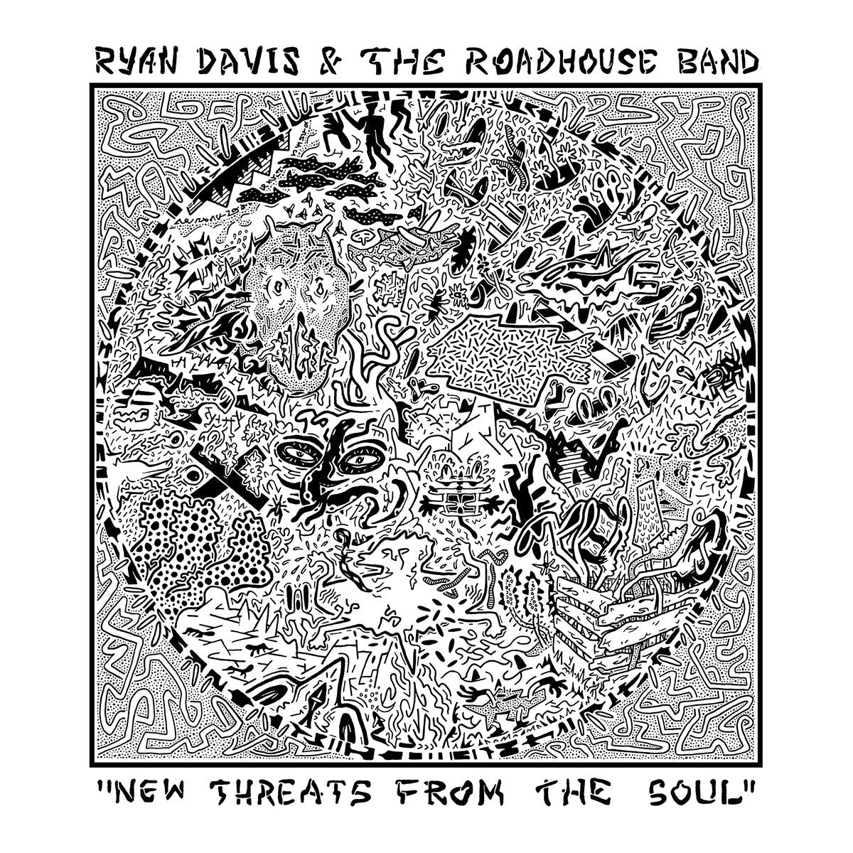 Ryan Davis & The Roadhouse Band - New Threats From The Soul (Transparent Light Blue Vinyl) -OLD | Vinyl