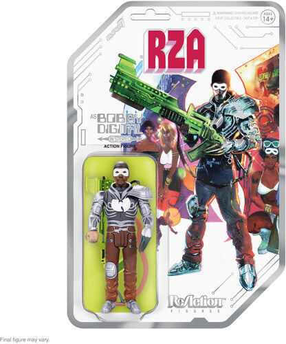 RZA - Super7 - Rza Reaction Wave 1 Bobby Digital Standard Cardback (Collectible, Figure, Action Figure) | Action Figure