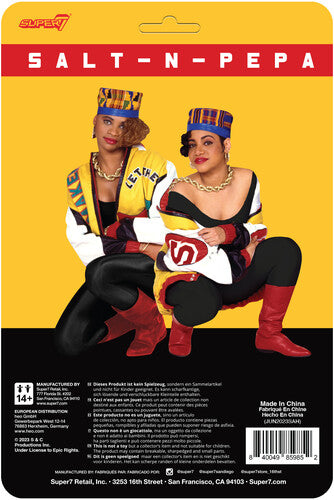 Salt-N-Pepa | Super7 - Salt-N-Pepa - Reaction Figures - Salt-N-Pepa (2-Pack) (Collectible, Figure, Action Figure) | Action Figure