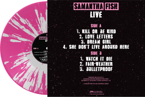 Samantha Fish | Live (Colored Vinyl, Pink & White Splatter) | Vinyl - 0