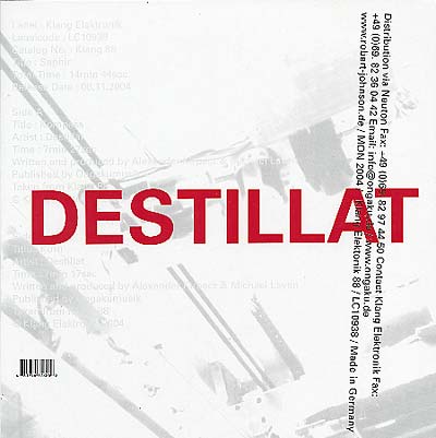 DESTILLAT - Saphir | Vinyl