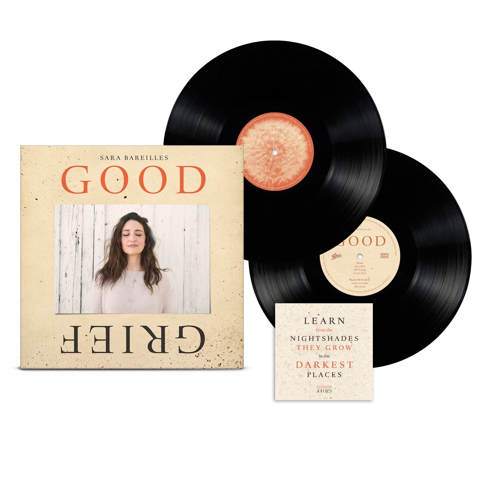 Sara Bareilles - Good Grief (Gatefold Jacket, Premium Seed Paper) [Black Vinyl] [2LP] | Vinyl