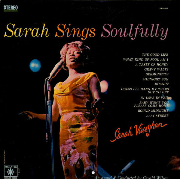 Sarah Vaughan - Sarah Sings Soulfully | Vinyl