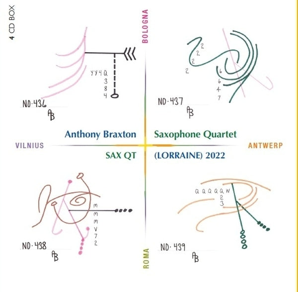 ANTHONY BRAXTON SAXOPHONE QUARTET - Sax Qt (Lorraine) 2022 | CD
