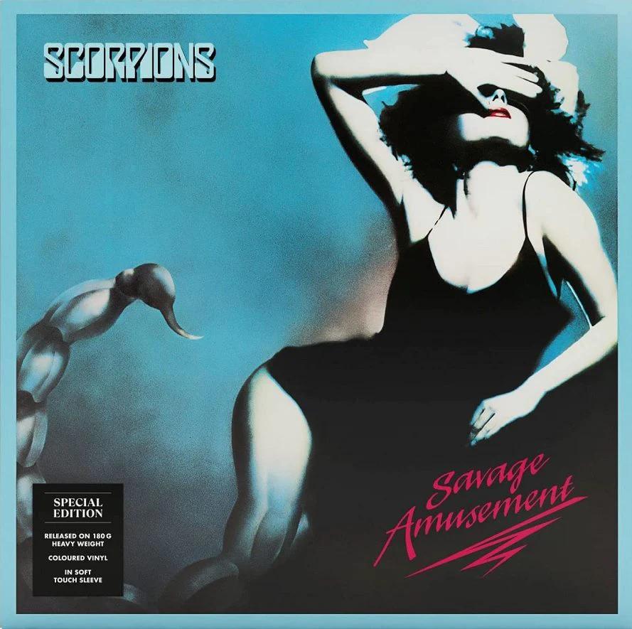 Scorpions | Savage Amusement (180 Gram Vinyl, Colored Vinyl, Blue) [Import] | Vinyl - 0