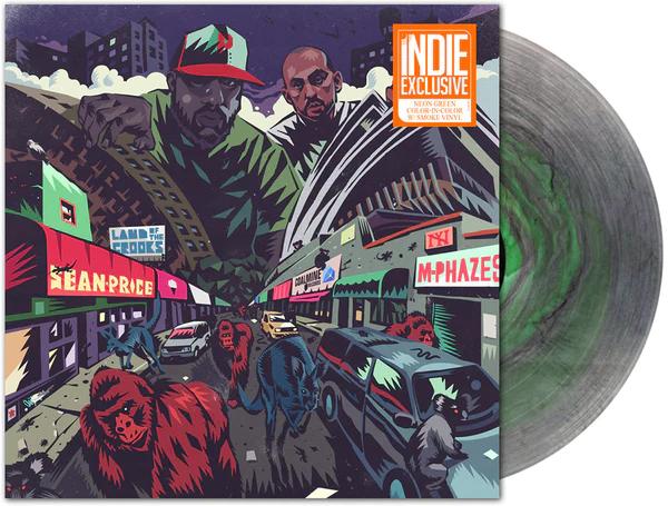 Sean Price & M-Phazes | Land Of The Crooks (Indie Exclusive, Colored Vinyl, Green, Smoke) | Vinyl