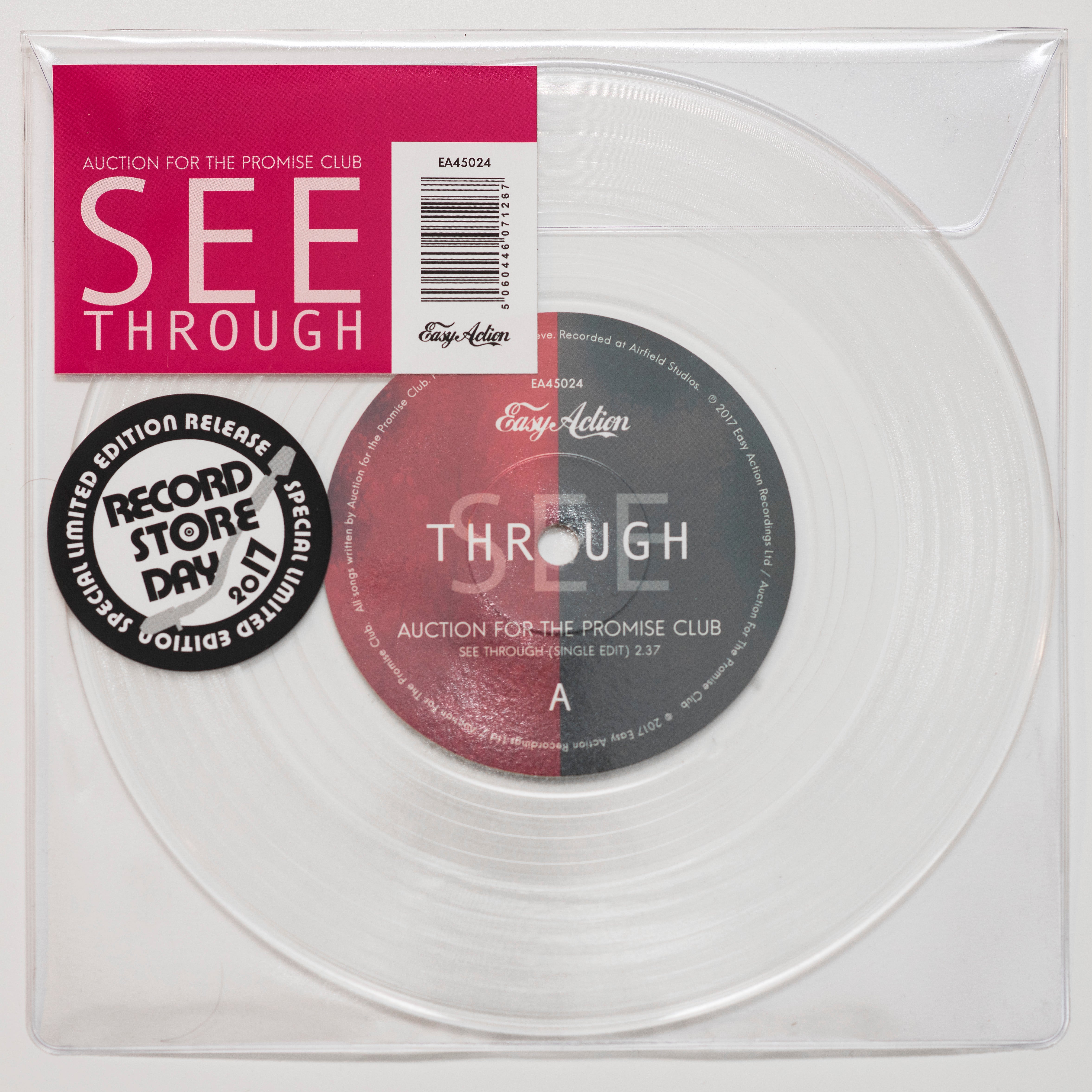 Auction For The Promise Club - See Through (CLEAR VINYL) | Vinyl