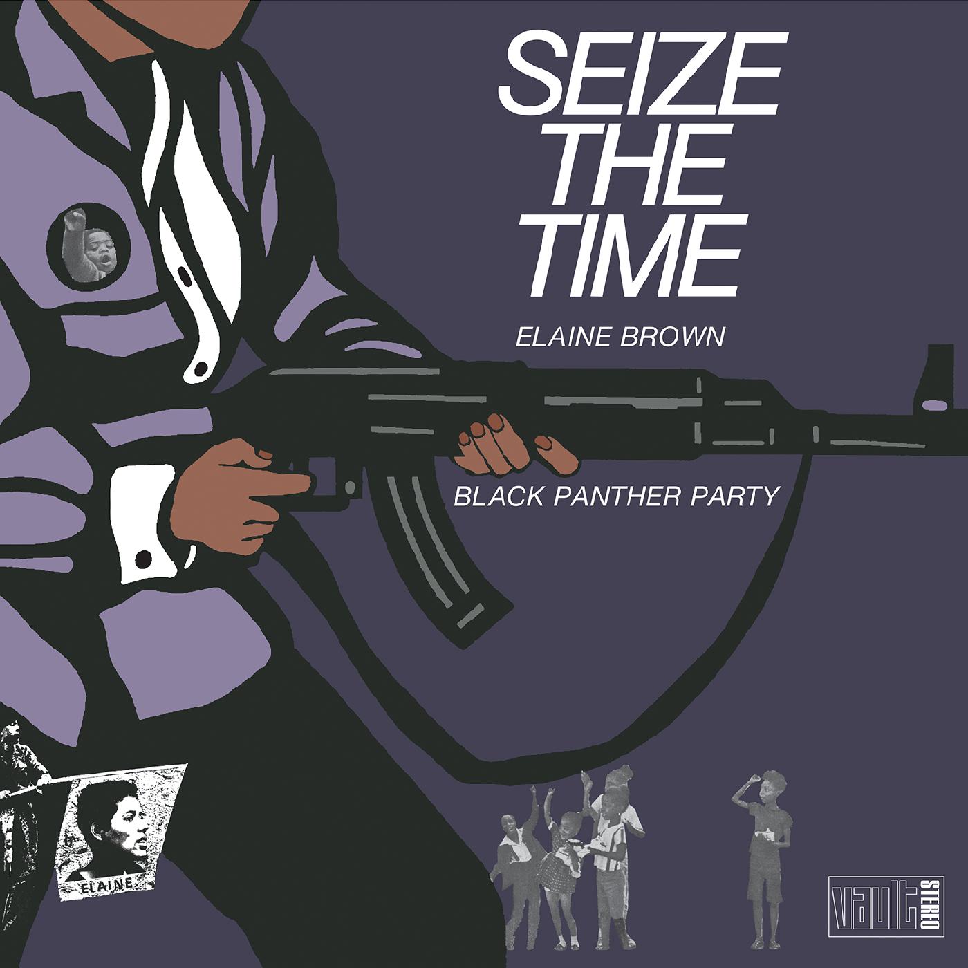 Elaine/Black Panther Party Brown - Seize the Time (DEEP PURPLE VINYL) | Vinyl