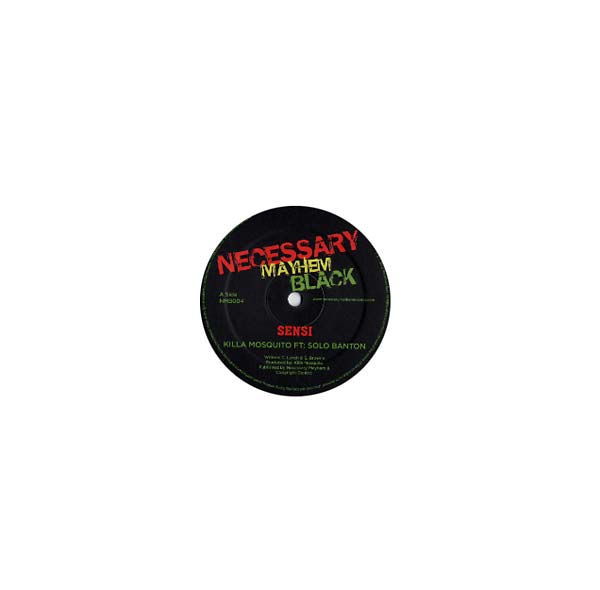 KILLA MOSQUITO (FEAT. SOLO BANTON) - Sensi | Vinyl
