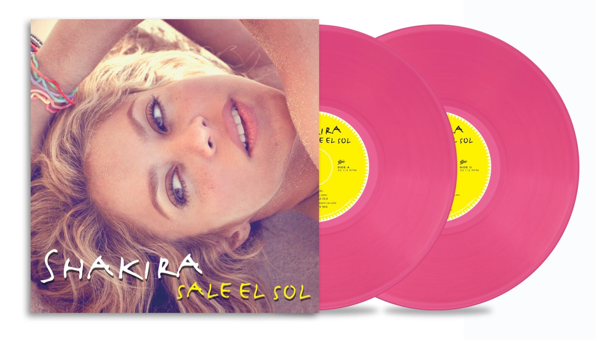 Shakira - Sale El Sol (Hot Pink Colored Vinyl,180 Gram Vinyl, Gatefold LP Jacket) | Vinyl
