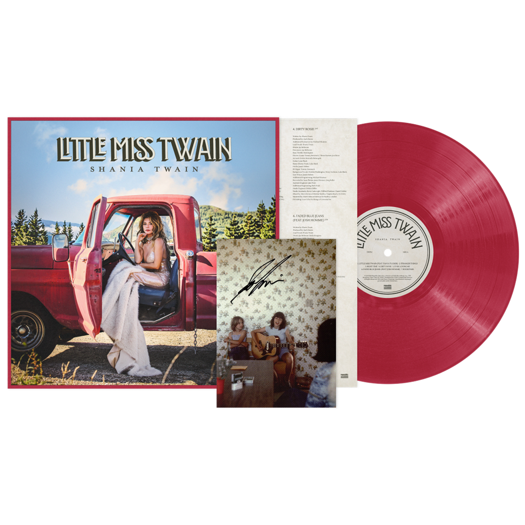 Shania Twain - Little Miss Twain (Limited Indie Exclusive) [Rosie Red LP] [Signed Insert] | Vinyl