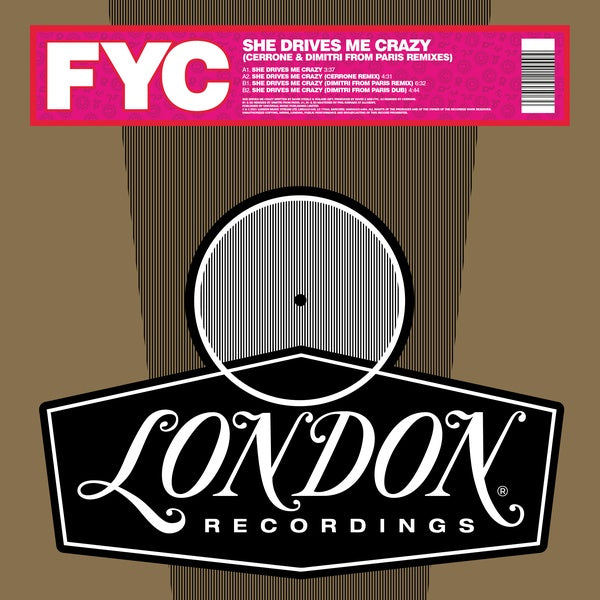 FINE YOUNG CANNIBALS - She Drives Me Crazy (Cerrone & Dimitri From Paris Remixes) | Vinyl