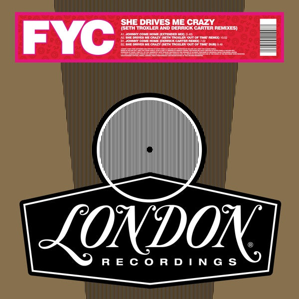 FINE YOUNG CANNIBALS - She Drives Me Crazy (Derrick Carter And Seth Troxler Remixes) | Vinyl