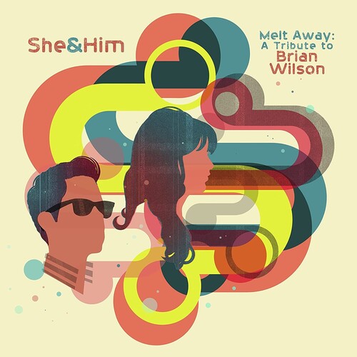 She & Him | Melt Away: A Tribute To Brian Wilson (Limited Edition, Orange Marble Colored Vinyl) | Vinyl