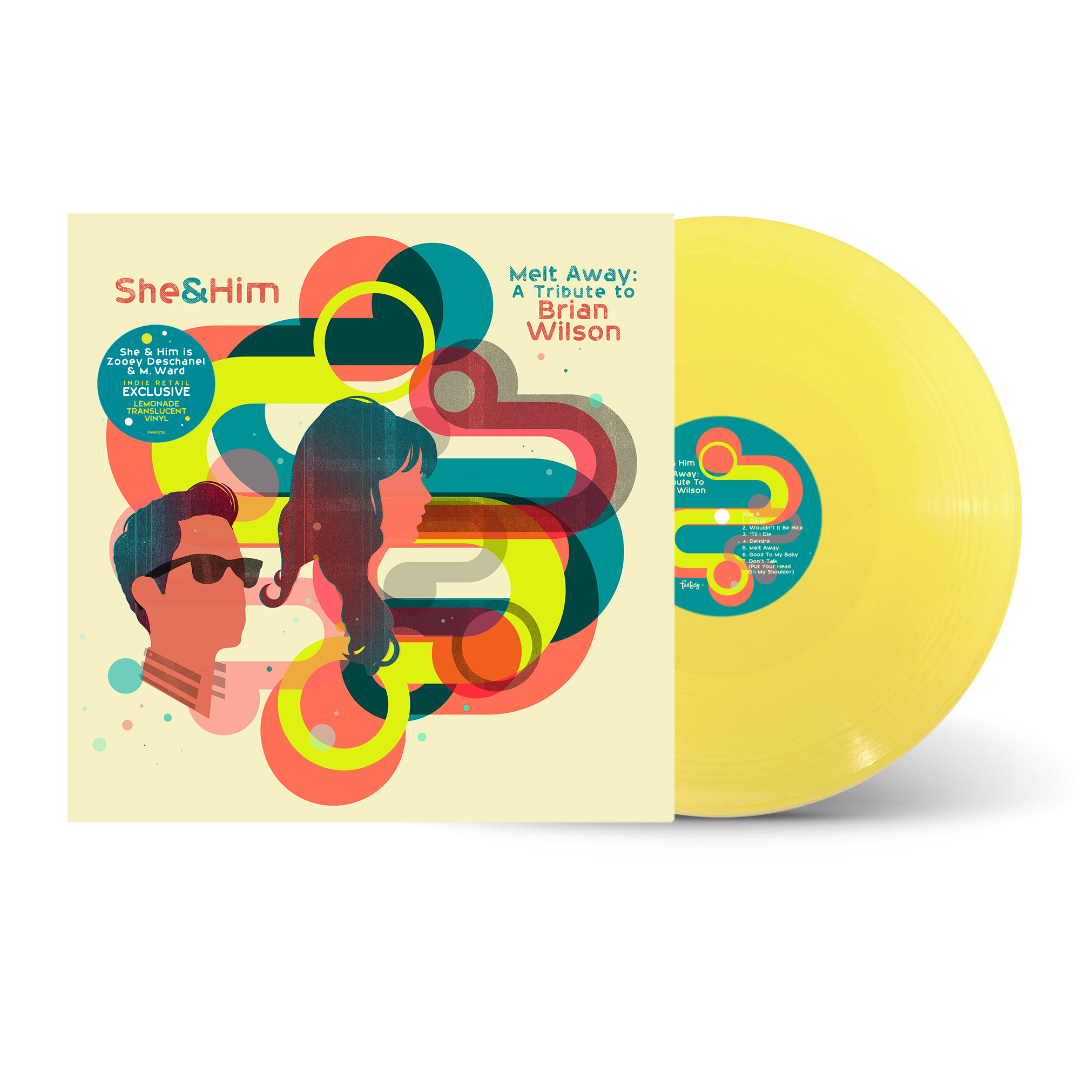 She & Him - Melt Away: A Tribute To Brian Wilson (Limited Edition, Translucent Lemonade Colored Vinyl, Indie Exclusive) | Vinyl