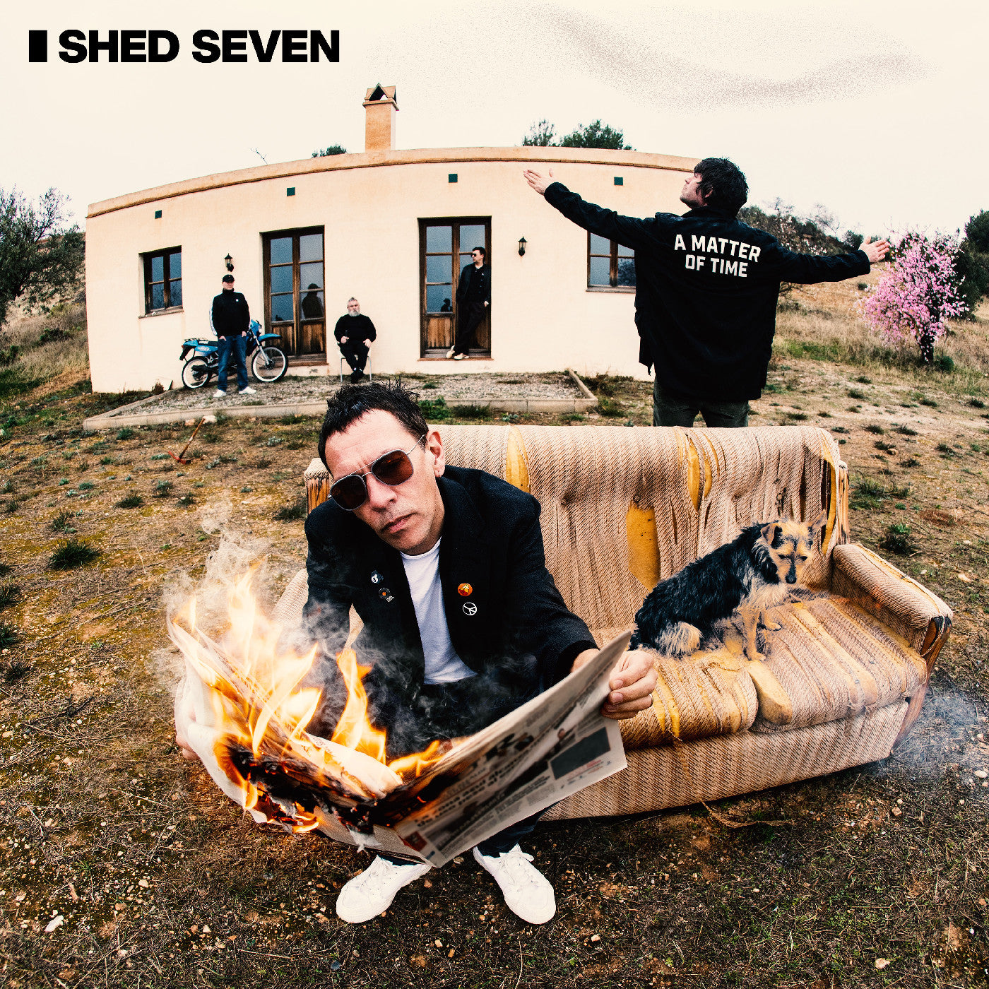Shed Seven - A Matter Of Time [Black/Red Marble Vinyl] | Vinyl
