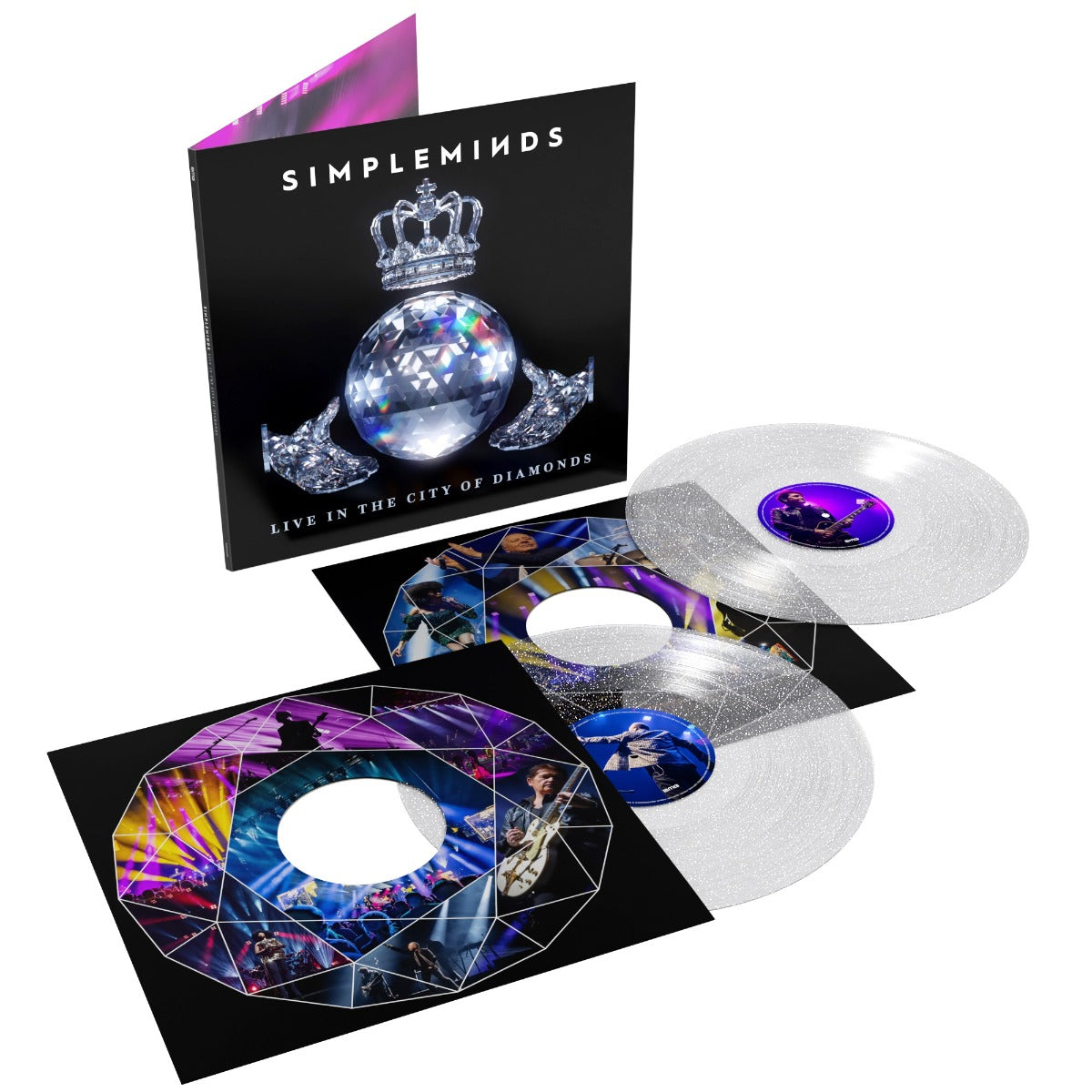 Simple Minds | Live In The City Of Diamonds (Indie Exclusive, Limited Edition, Gatefold LP Jacket, Diamond Luxe Packaging) (2 Lp's) | Vinyl