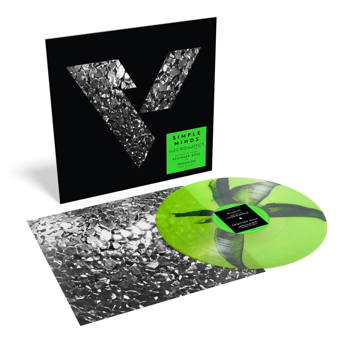 Simple Minds - Sacrosanct (Indie Exclusive) [Green/Black Inkplosion LP] | Vinyl