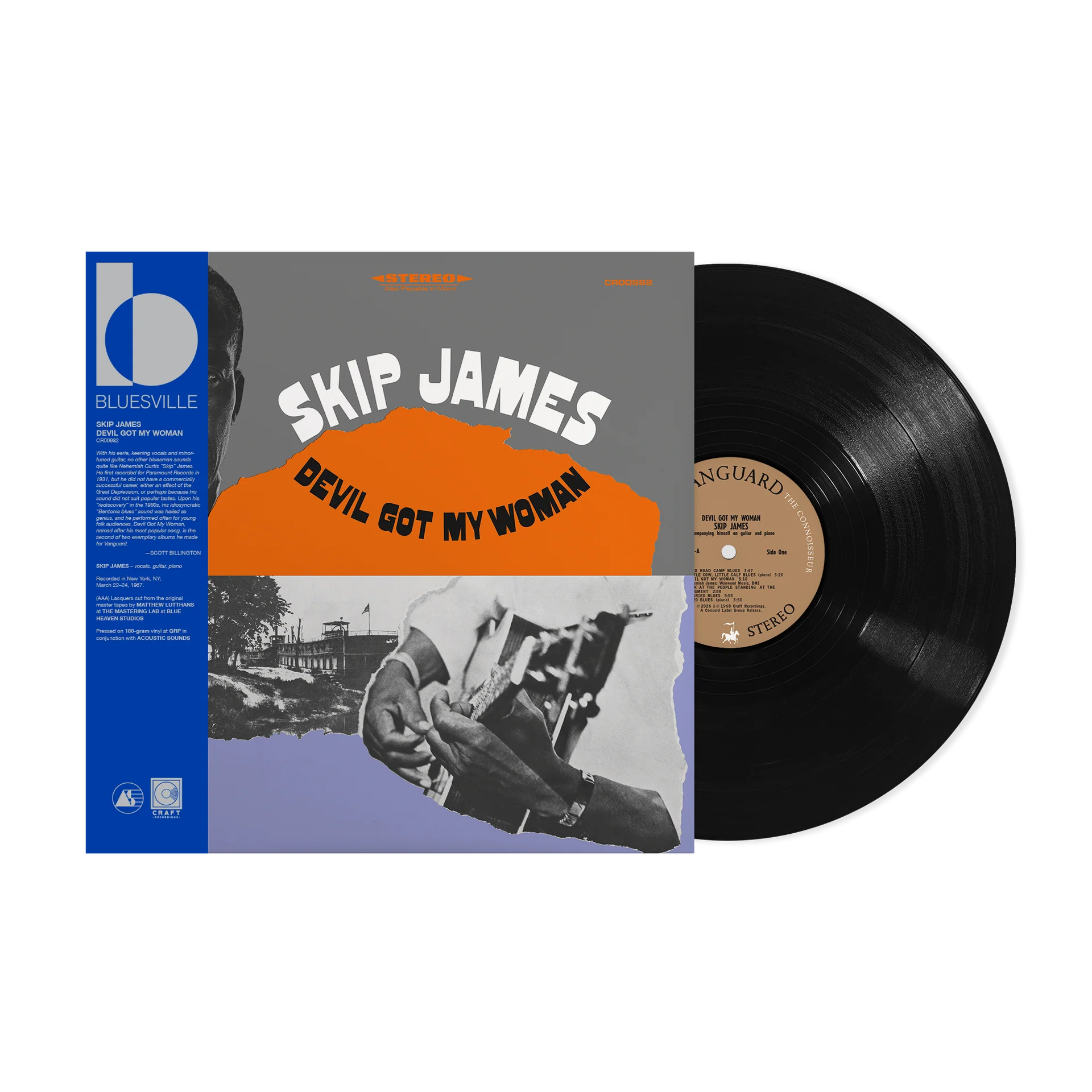 Skip James - Devil Got My Woman (Bluesville Acoustic Sounds Series) [180G LP] | Vinyl