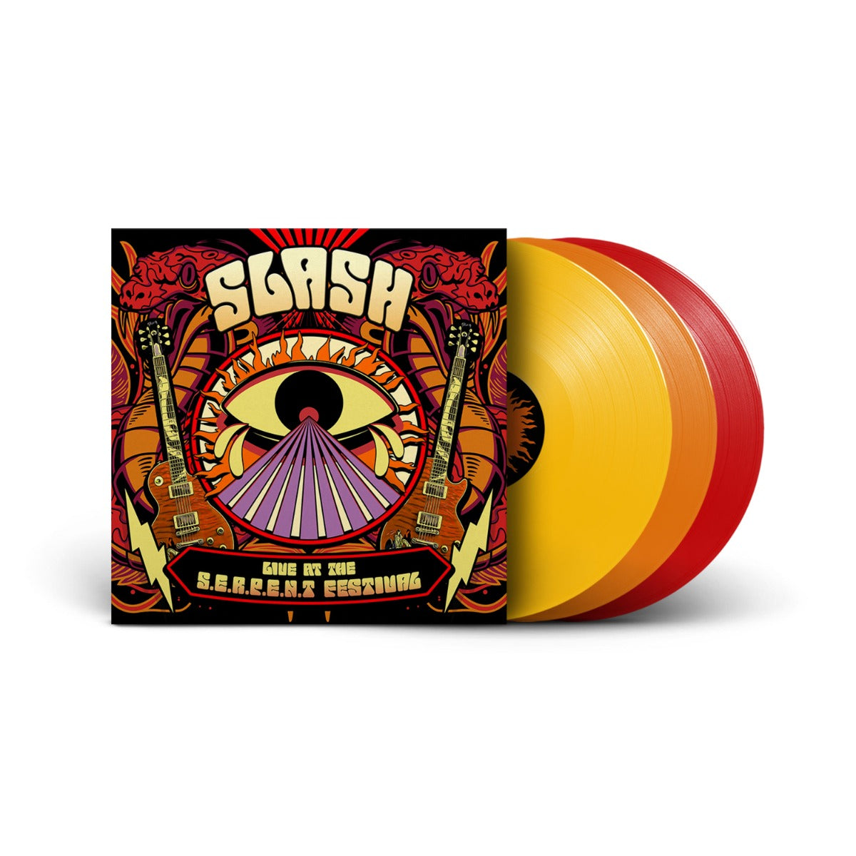 Slash | Live At The S.E.R.P.E.N.T. Festival (Red Orange Yellow W/Gatefold) [3LP] | Vinyl
