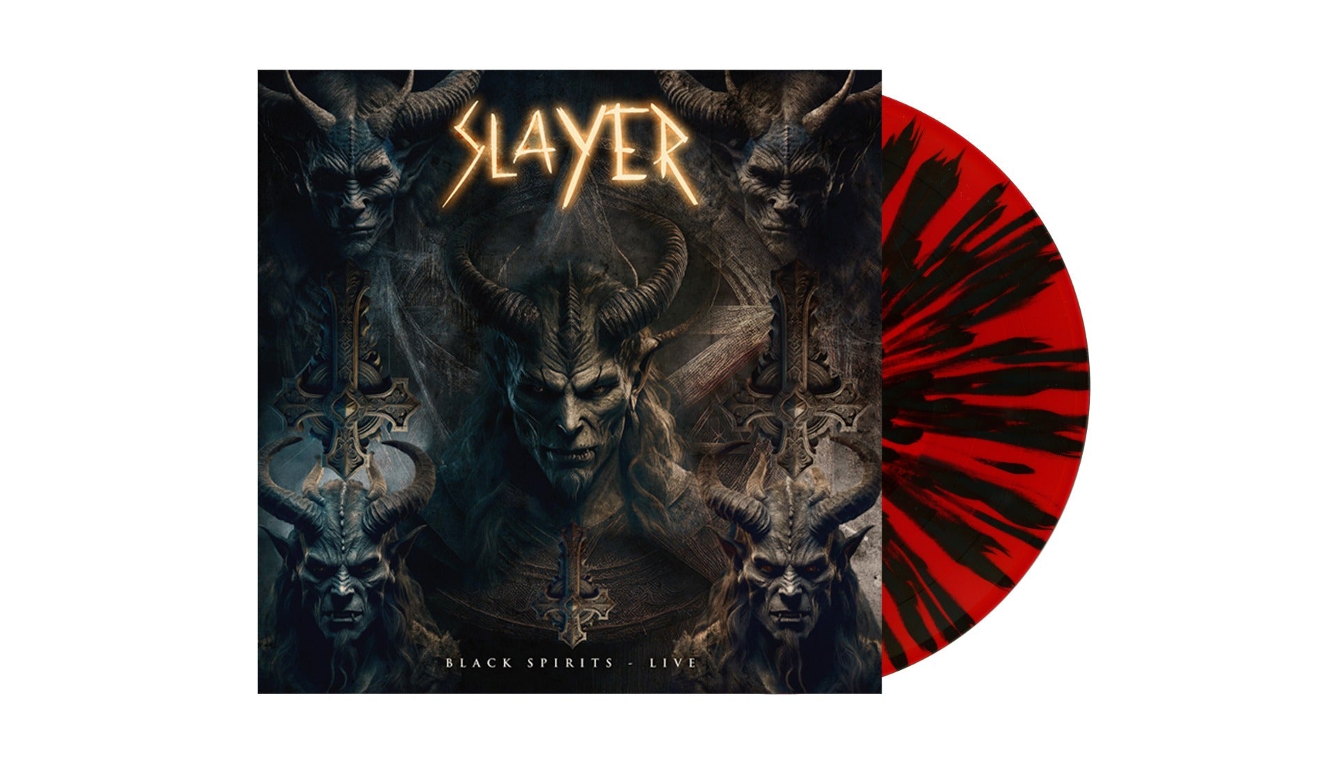 Slayer - Black Spirits - Live (Red W/ Black Splatter Vinyl) | Vinyl
