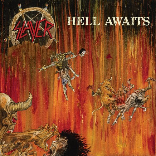 Slayer | Hell Awaits (Red Velvet Marbled Colored Vinyl, Poster) | Vinyl