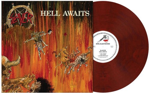 Slayer | Hell Awaits (Red Velvet Marbled Colored Vinyl, Poster) | Vinyl