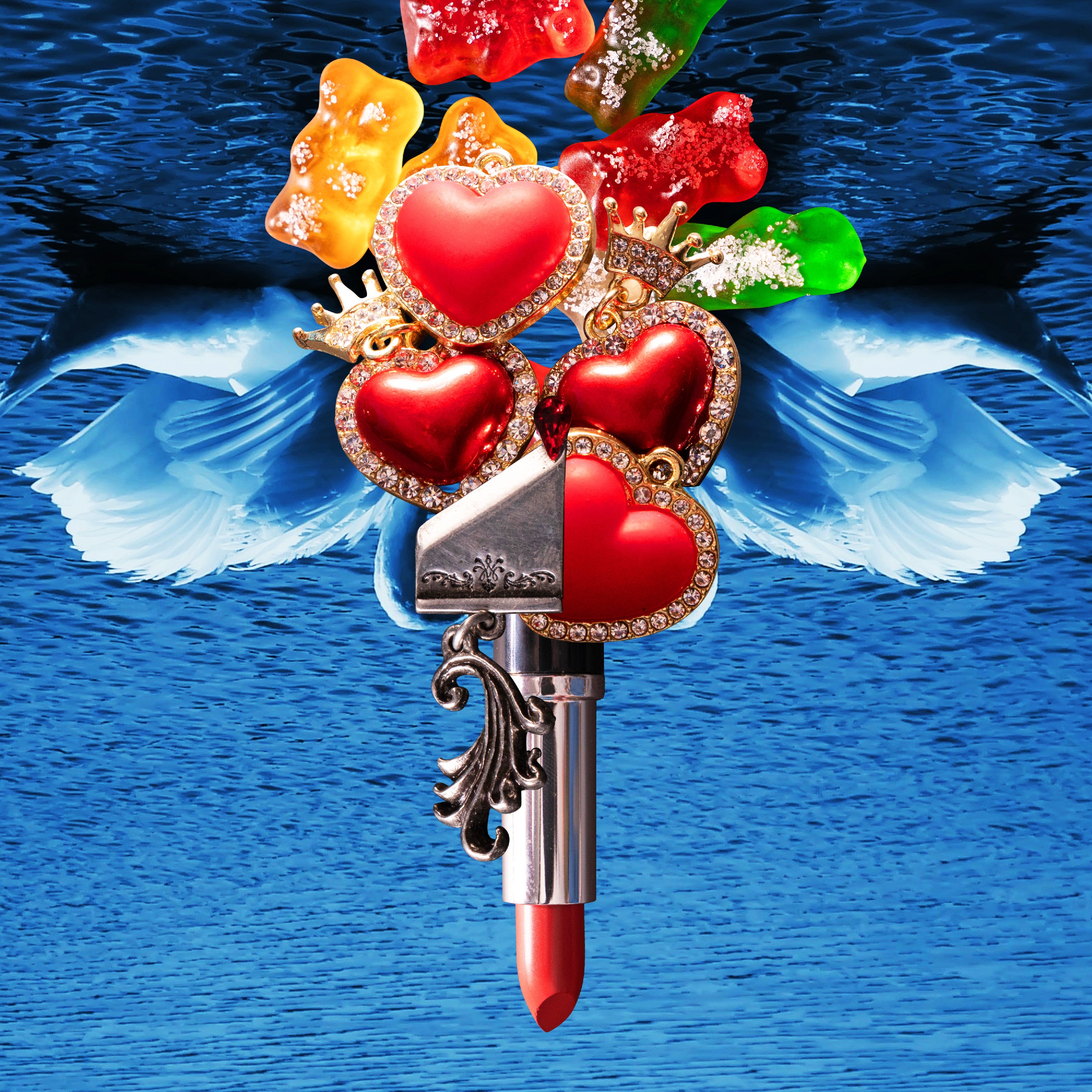 Sleigh Bells | Bunky Becky Birthday Boy (Clear W/ Pink & Blue Splatter Vinyl) | Vinyl