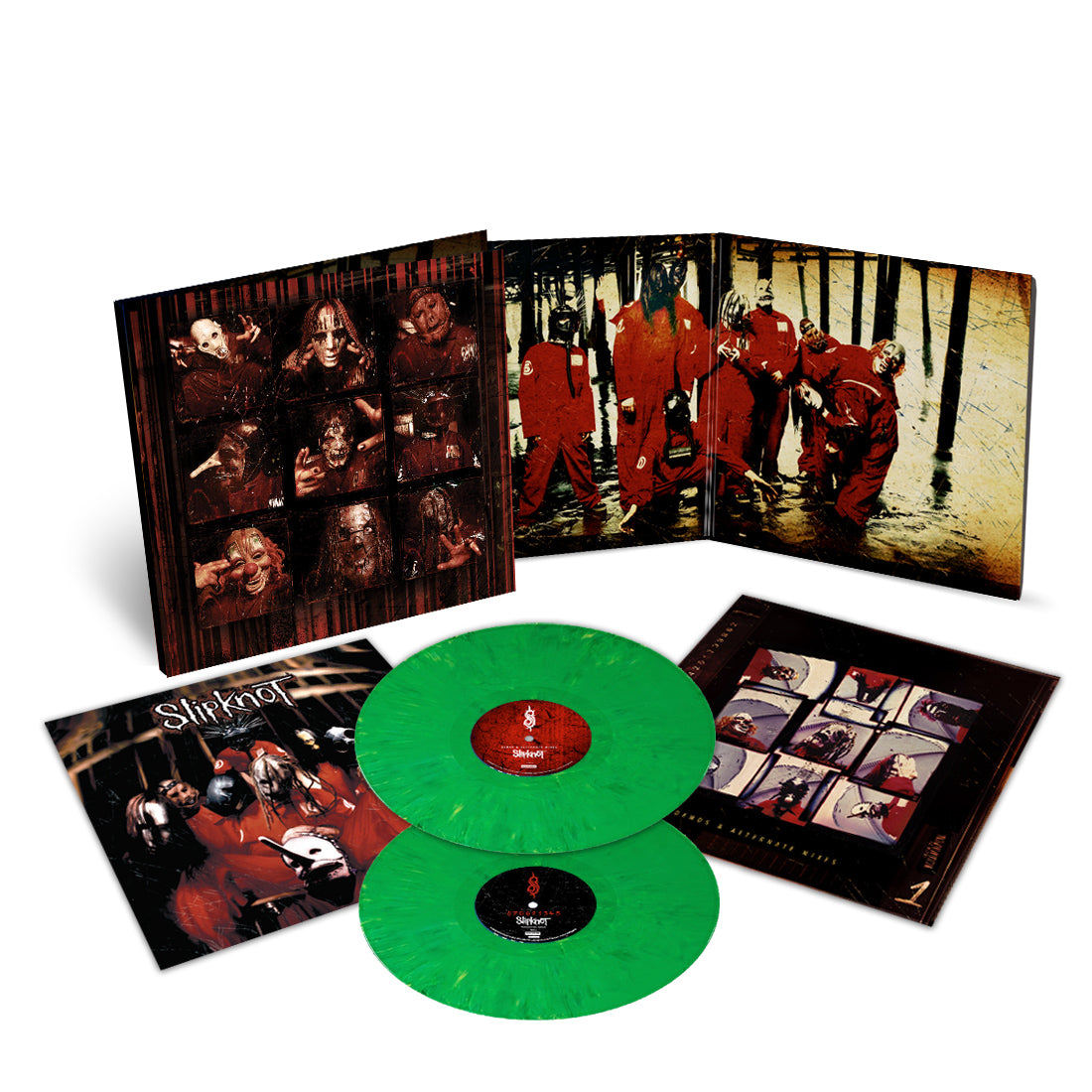 Slipknot | Slipknot [25Th Anniversary Edition] (Indie Exclusive Jade 140G Vinyl) 2LP | Vinyl