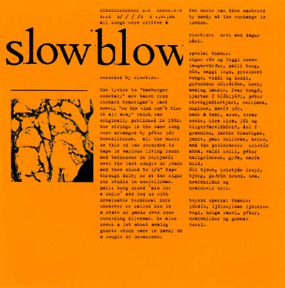 SLOWBLOW - Slowblow | CD