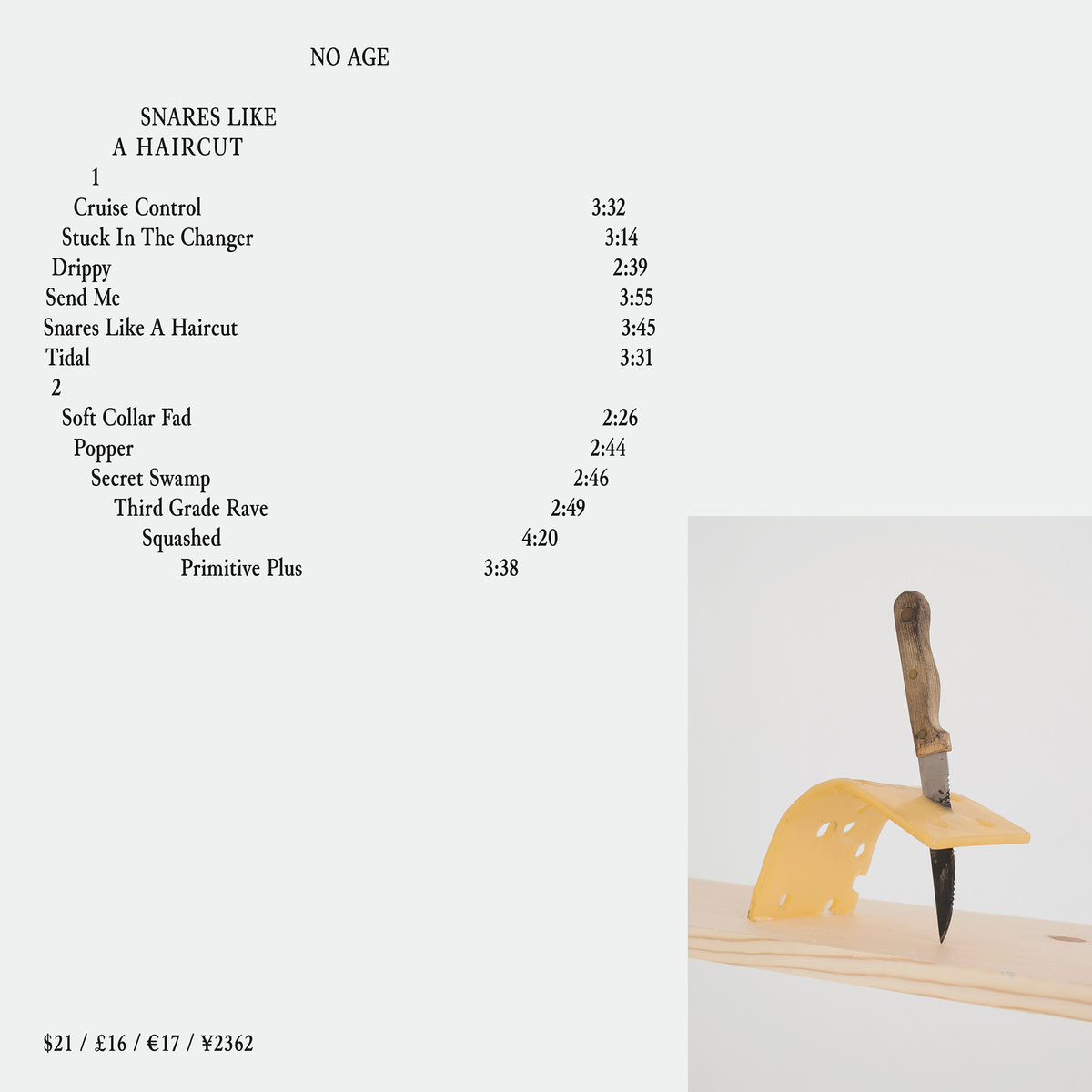 No Age - Snares Like a Haircut | Vinyl