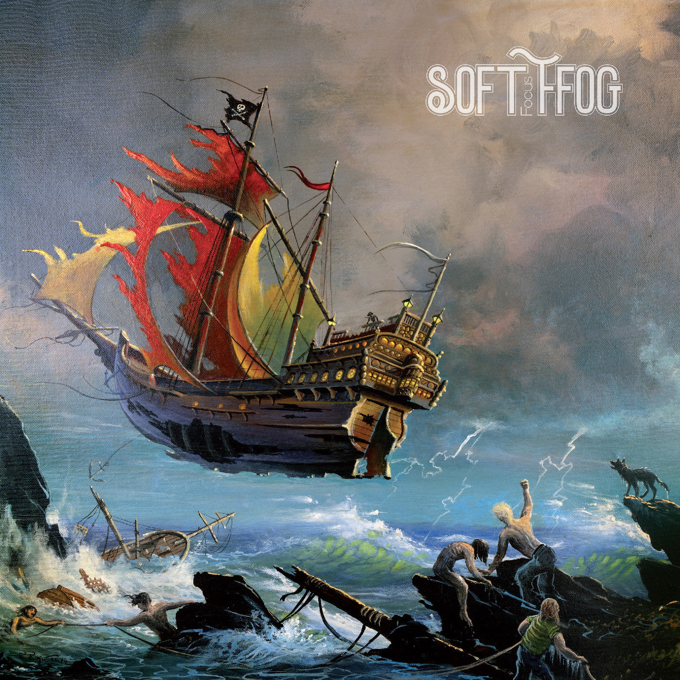 Soft Ffog | Focus (Blue/White Swirl Vinyl) | Vinyl