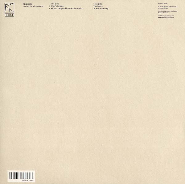 NEBRASKA - Soften The Wireless EP | Vinyl