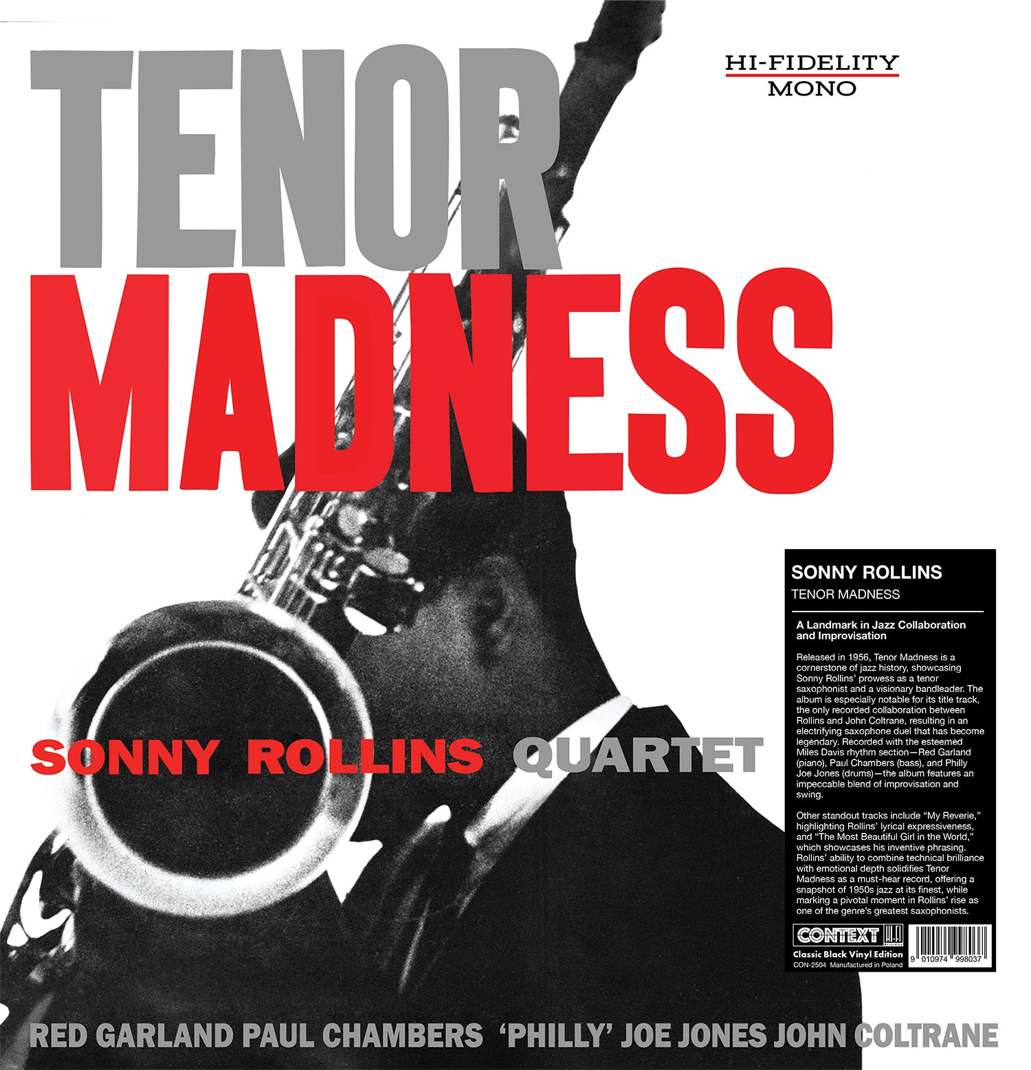 Sonny Rollins | Tenor Madness | Vinyl