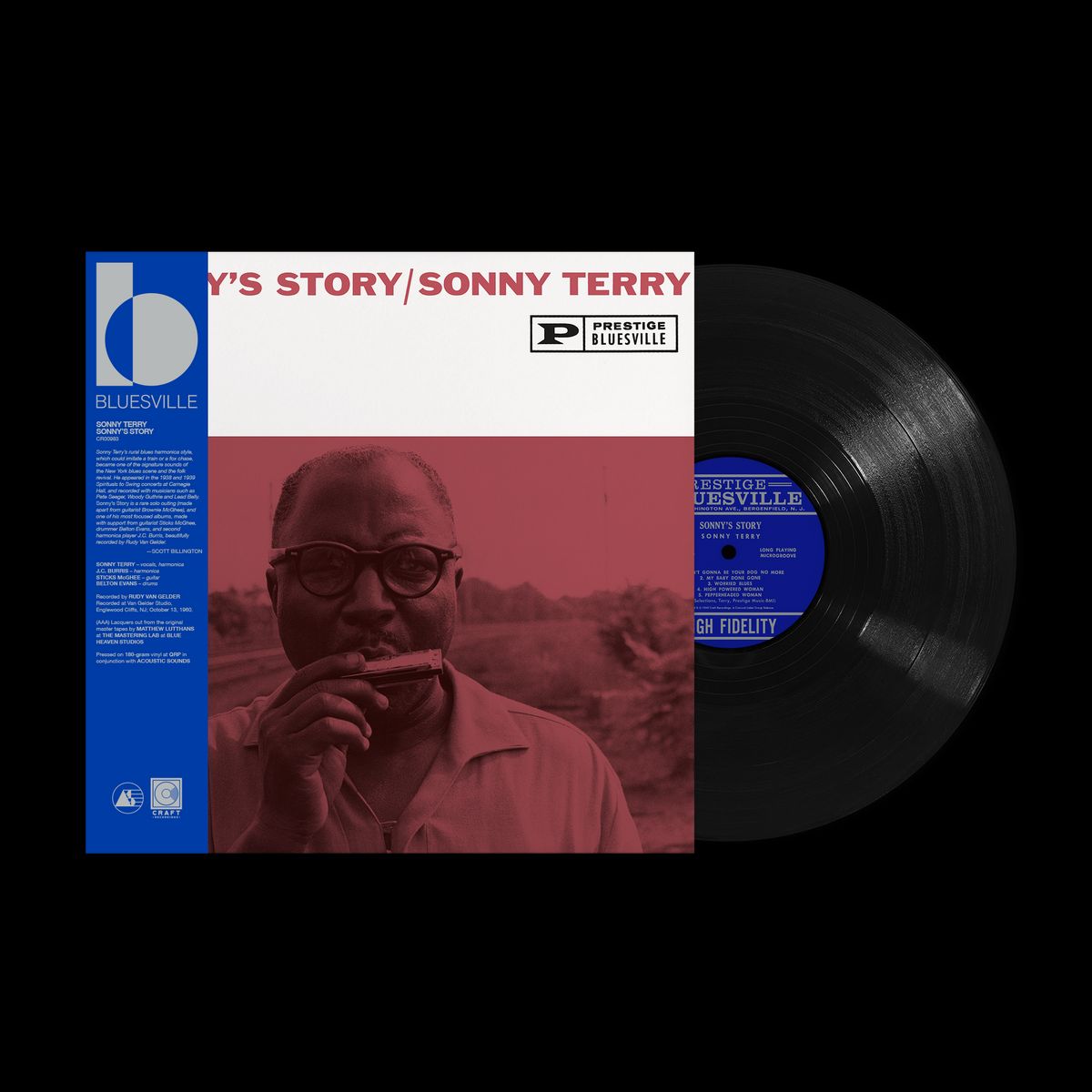 Sonny Terry - Sonny's Story (Bluesville Acoustic Sounds Series) (180G) [LP] | Vinyl