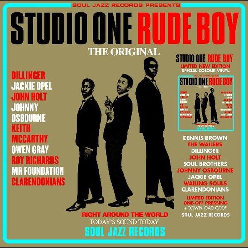 Soul Jazz Records Presents - Studio One Rude Boy (RSD Exclusive, Colored Vinyl, Red, Cyan, Digital Download Card) (2 Lp's) | Vinyl