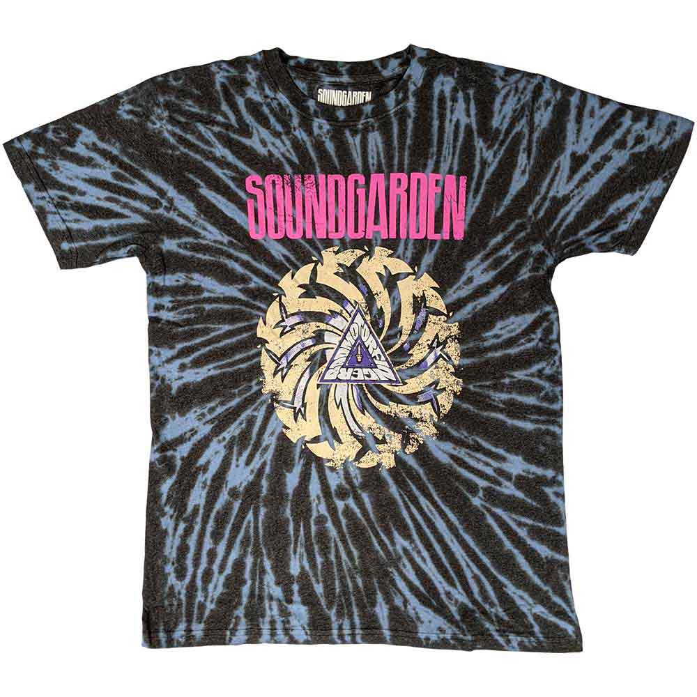 Soundgarden - Badmotorfinger T-Shirt - Blue Tie-Die | Apparel Blue