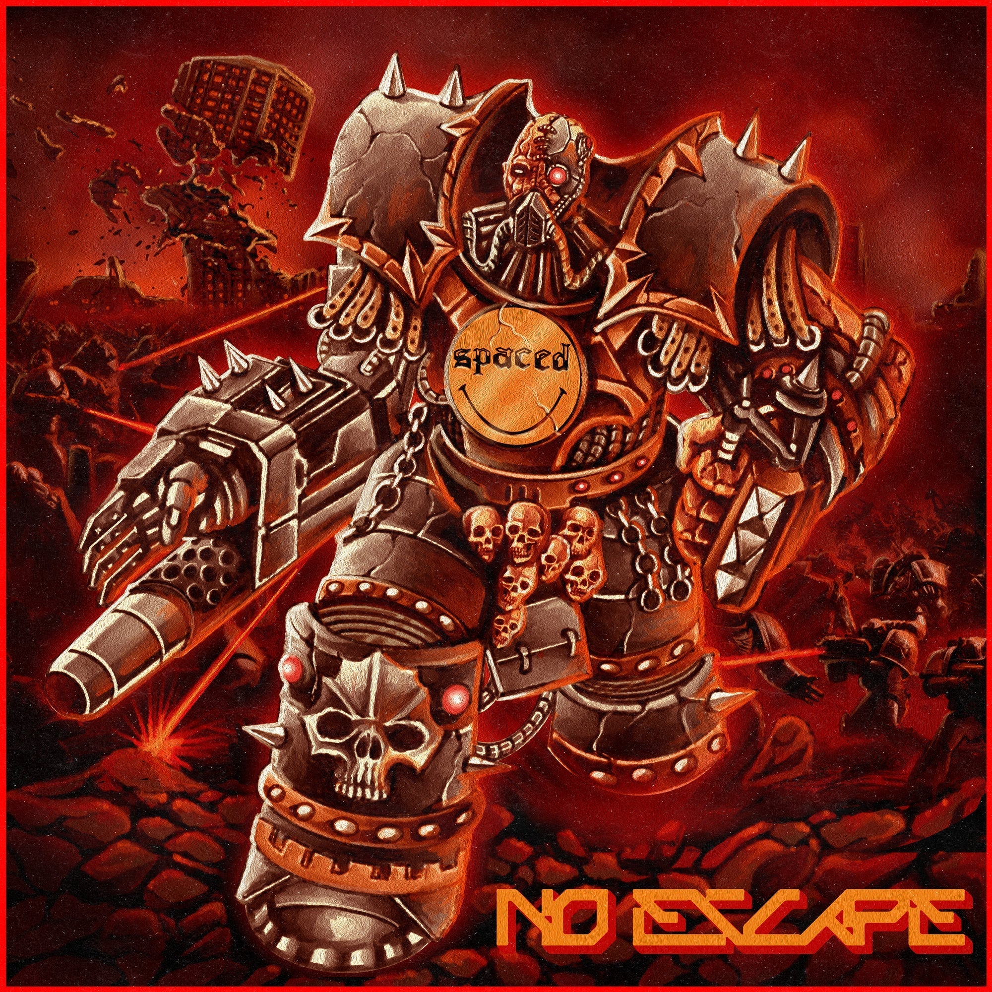Spaced | No Escape (Indie Exclusive) [Coke Bottle / Oxblood W/ Black Splatter Vinyl] | Vinyl