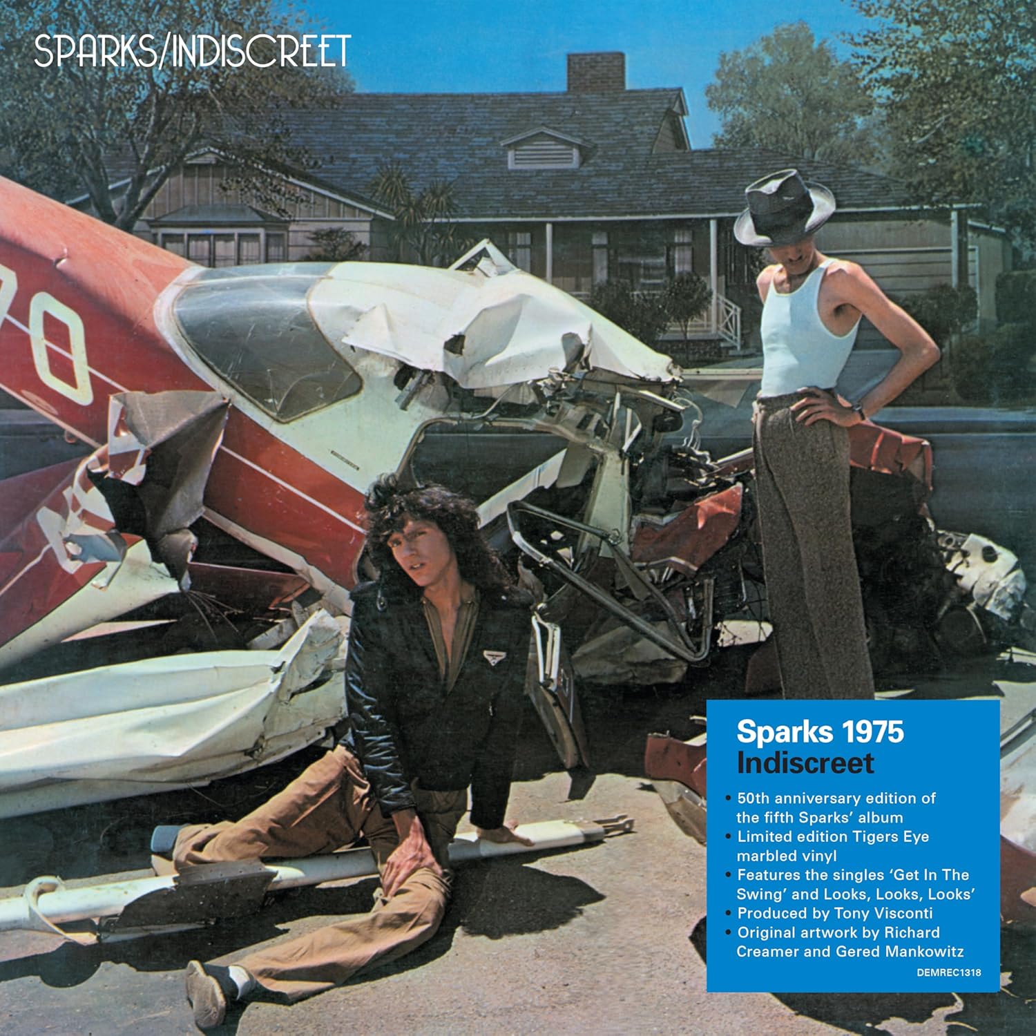 Sparks | Indiscreet: 50th Anniversary Edition (Limited Edition, "Tiger's Eye" Colored Vinyl) [Import] | Vinyl