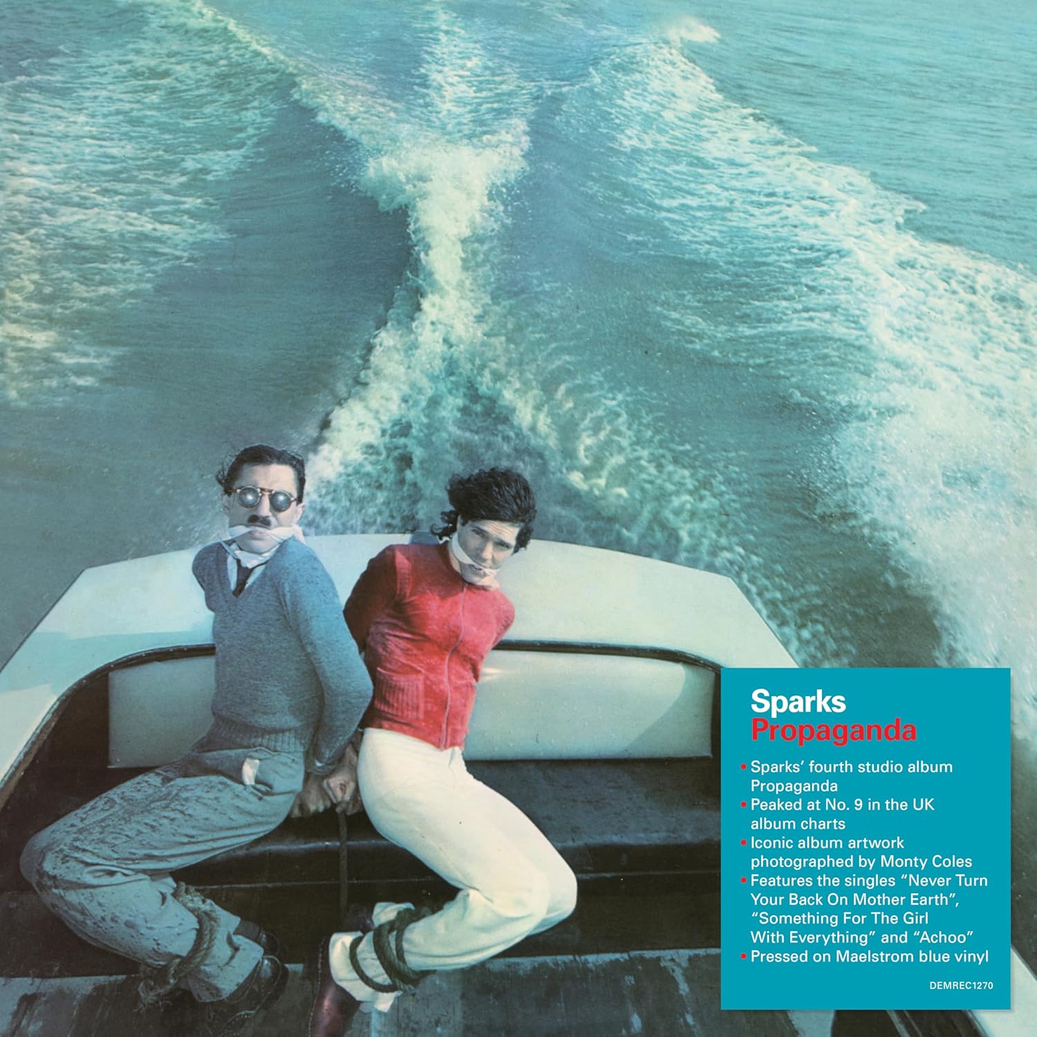 Sparks | Propaganda: 50th Anniversary Edition (Limited Edition, 140 Gram "Maelstrom" Blue Colored Vinyl) [Import] | Vinyl