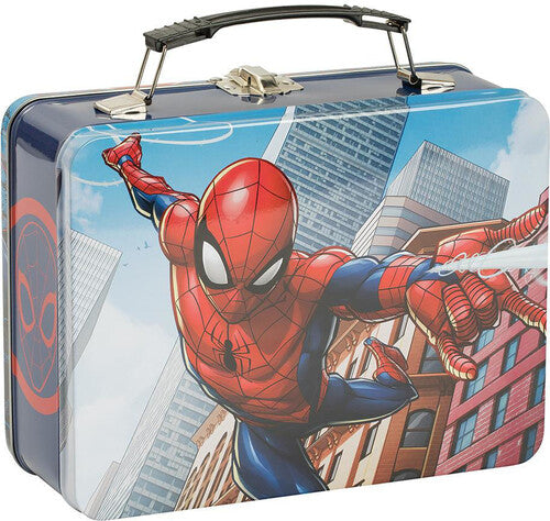Spider-Man - Marvel Spider-Man Large Tin Tote (Large Item, Tin Case) | Lunchbox