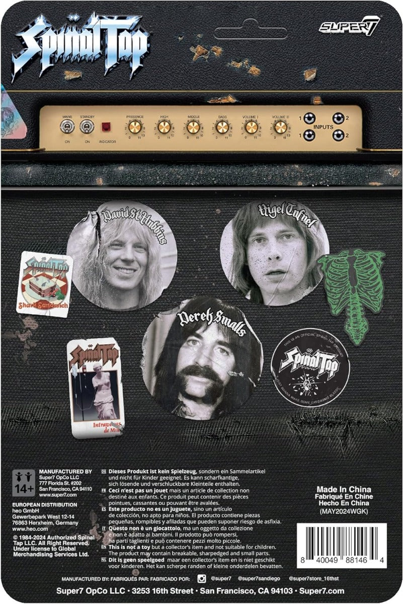 Spinal Tap | Super7 - Spinal Tap - ReAction Figures Wave 01 David St. Hubbins (Collectible, Figure, Action Figure) | Action Figure