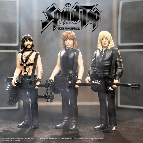 Spinal Tap - Super7 - Spinal Tap - ReAction Figures Wv2 - Derek Smalls (None More Black) (Collectible, Action Figure) | Action Figure