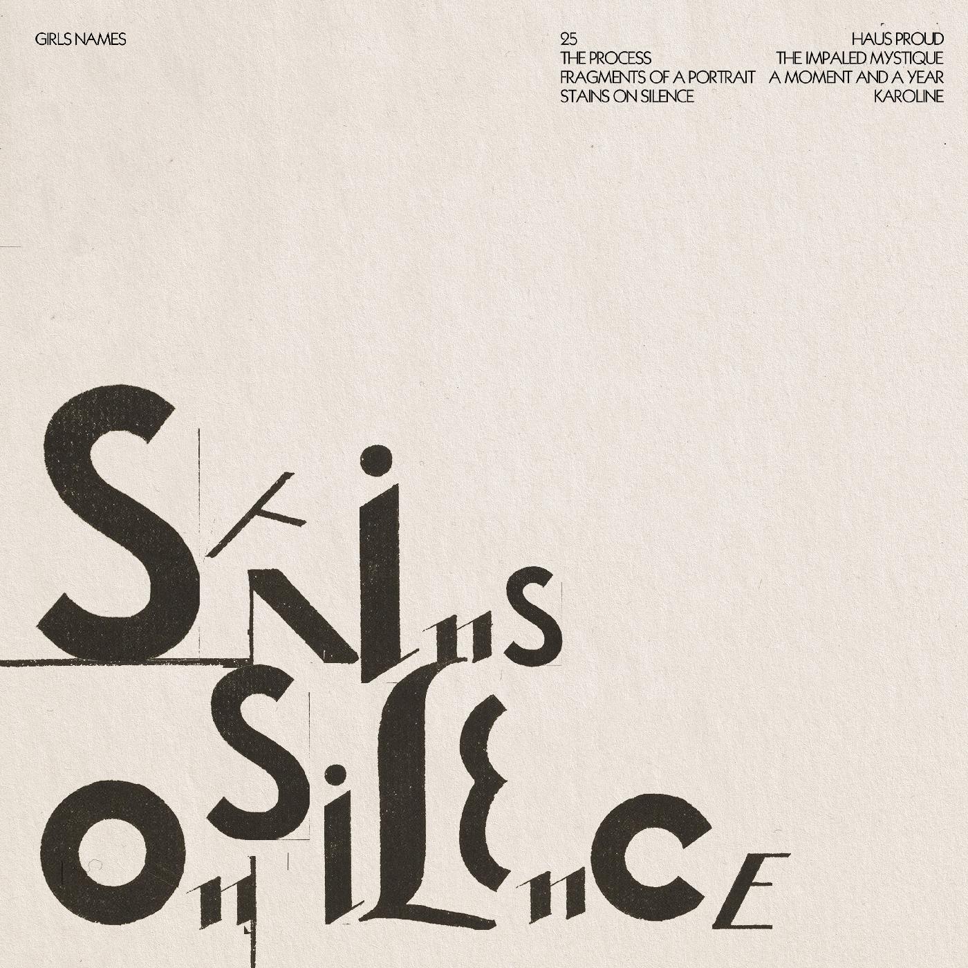 Girls Names | Stains On Silence | CD