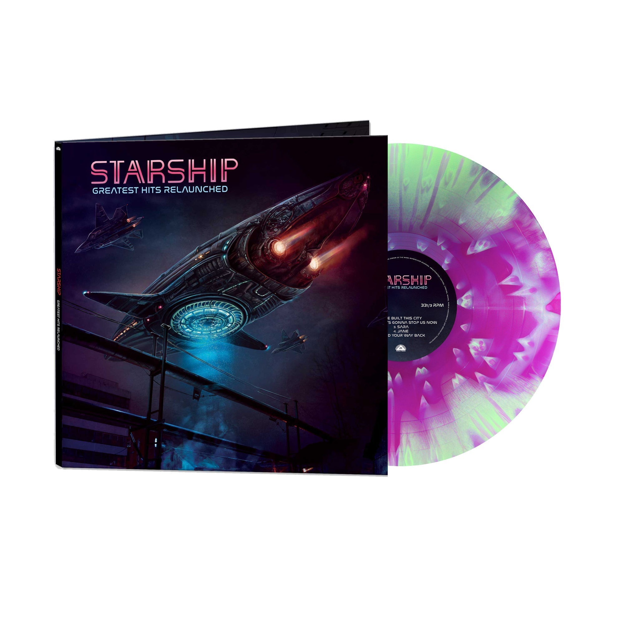 Starship | Greatest Hits Relaunched (Limited Edition) [Coke Bottle Green / Purple Haze Splatter Vinyl] | Vinyl