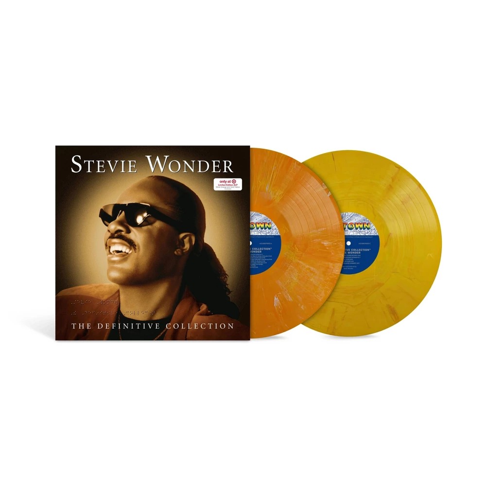 Stevie Wonder - The Definitive Collection [Silver Orange/Gold Yellow Marble] [2LP] | Vinyl