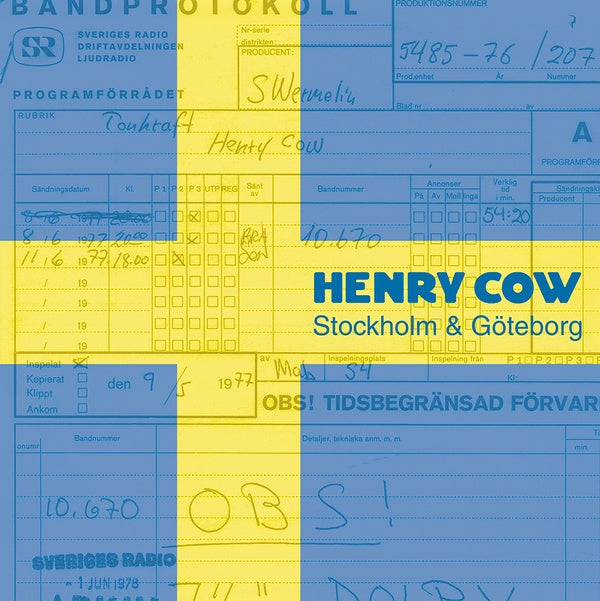 HENRY COW - Stockholm & Goteborg | Vinyl