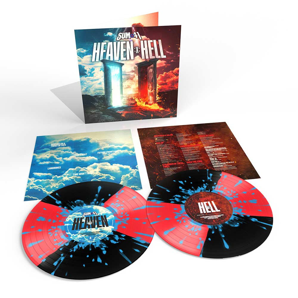 Sum 41 - Heaven :x: Hell (Indie Exclusive, Colored Vinyl, Red & Black Quad W/ Blue Splatter) (2 Lp's) | Vinyl